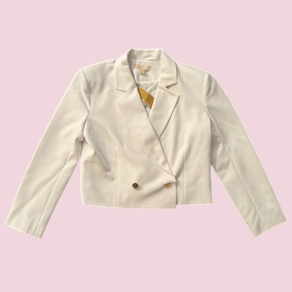 MICHAEL Michael Kors Jackets & Blazers - MICHAEL KORS Brand New Bright White Blazer NWT size M
